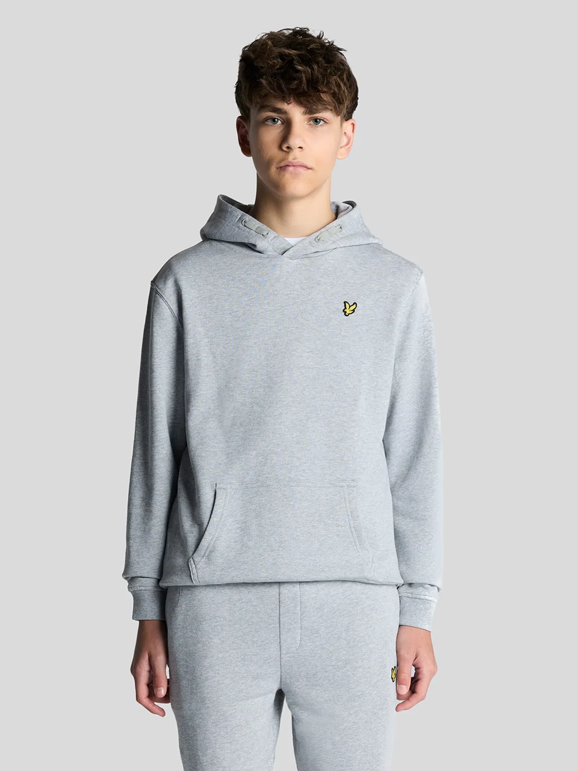 Толстовка Lyle & Scott, Mottled Grey — фото 3