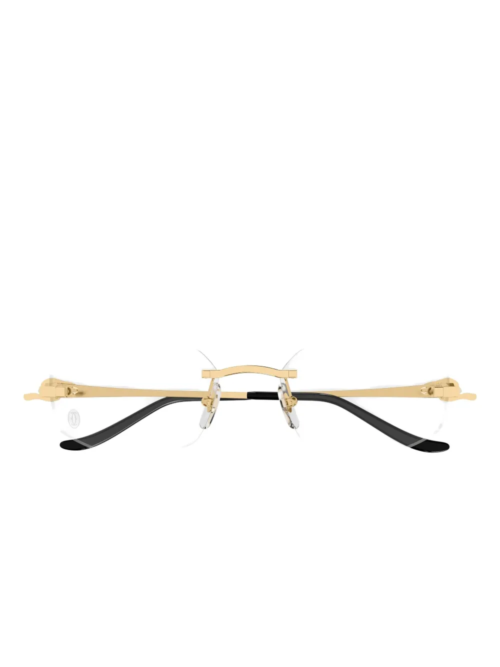 

Очки Panthère в безободковой оправе Cartier, золотистый