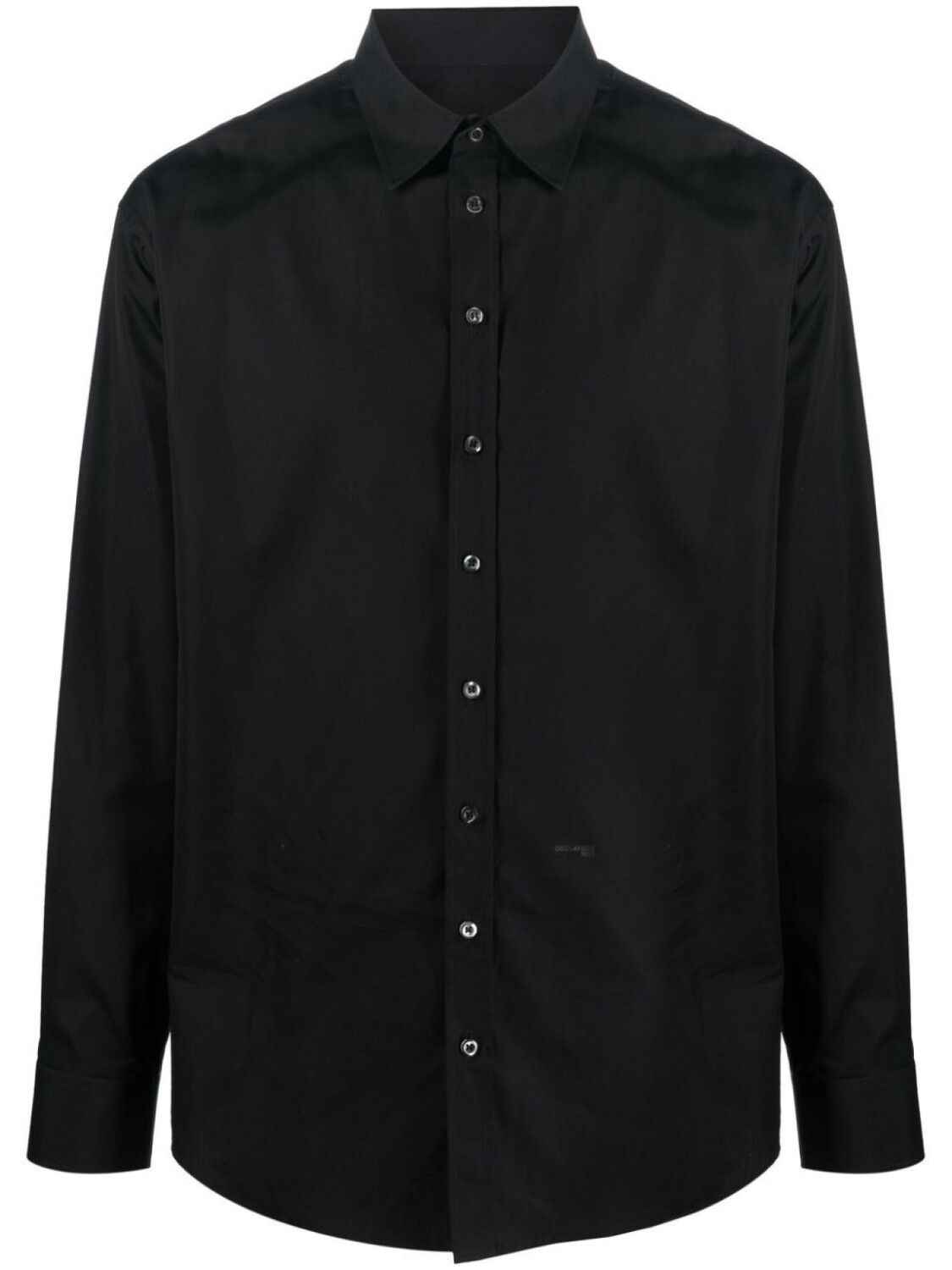 

Dsquared2 button-up cotton shirt, черный