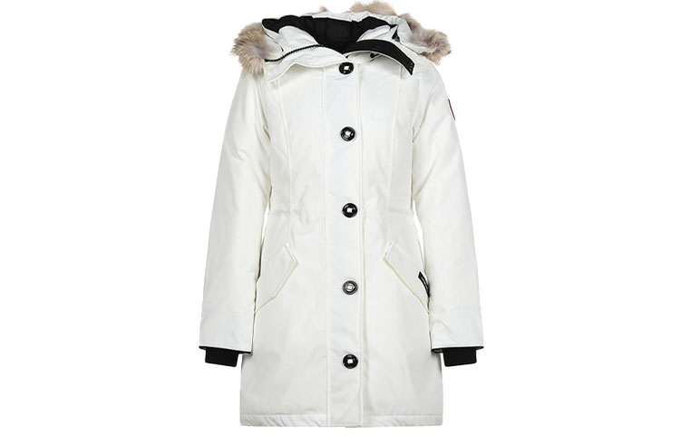

Россклер Парка с капюшоном Canada Goose, белый