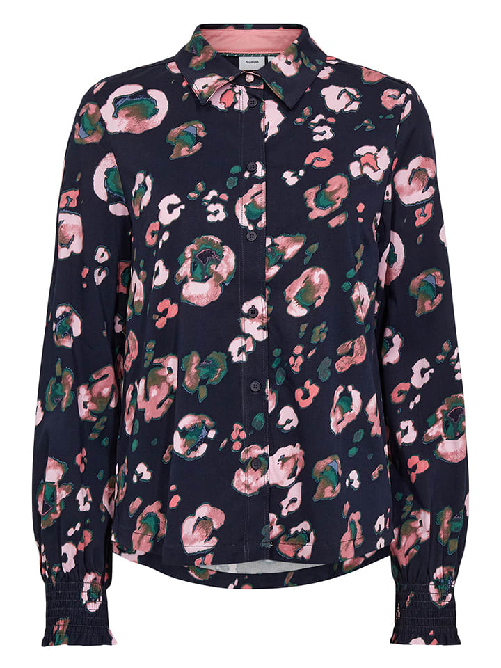 

NÜMPH Блузка «Нулеана» темно-синего цвета