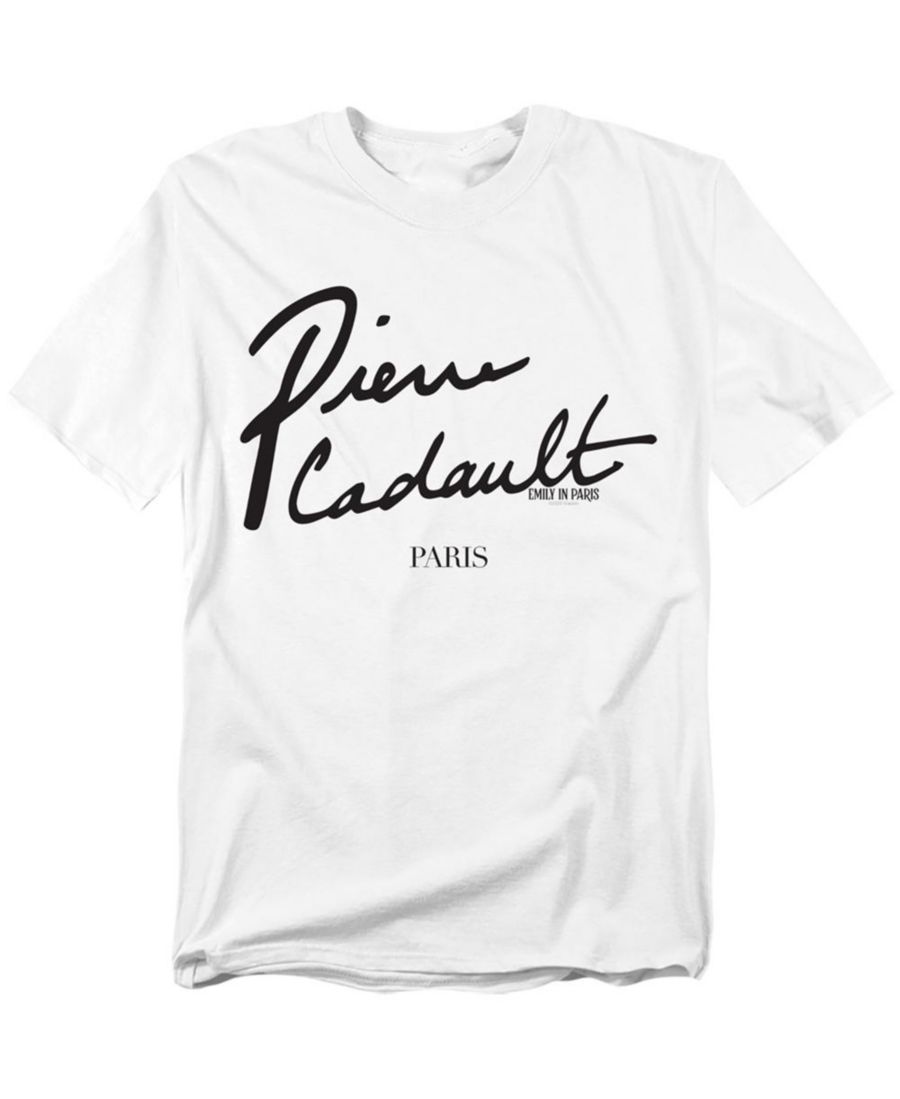 

Футболка большого размера Pierre Cadault Signature Emily in Paris, White, Белый, Футболка большого размера Pierre Cadault Signature Emily in Paris, White