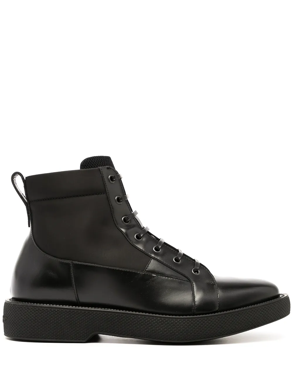 

Ботинки Paul на шнуровке Ferragamo, черный
