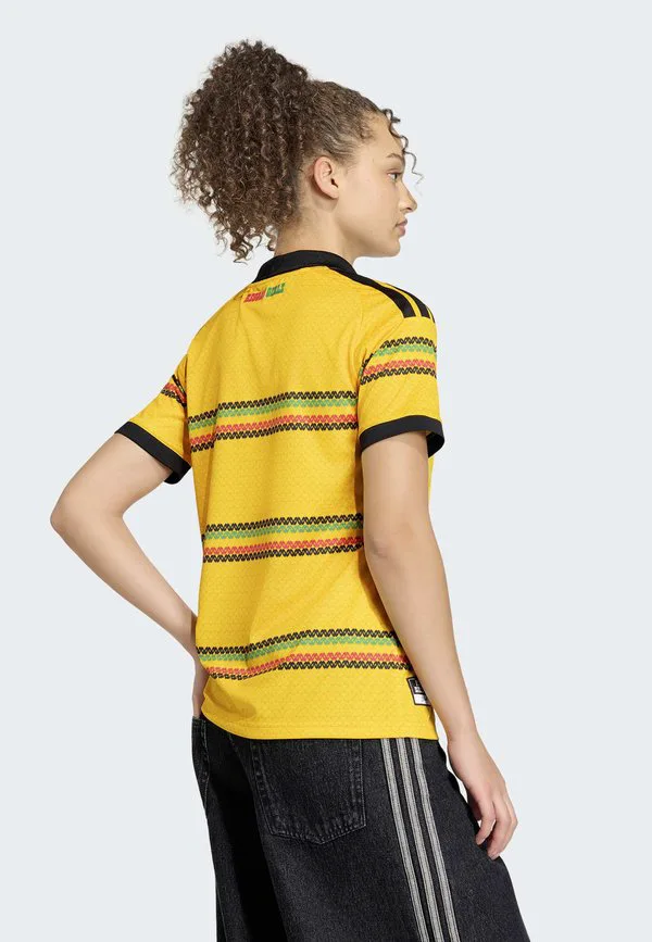 Реплика домашней футболки-поло сборной ямайки №26 Adidas Performance, Bold Gold — фото 2