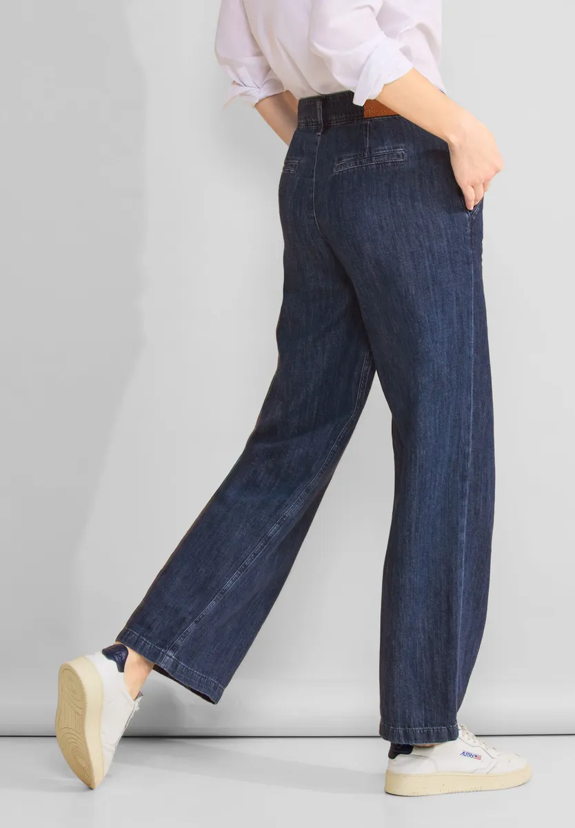 

Свободные джинсы STREET ONE, завышенная талия, цвет Soft Indigo Wash