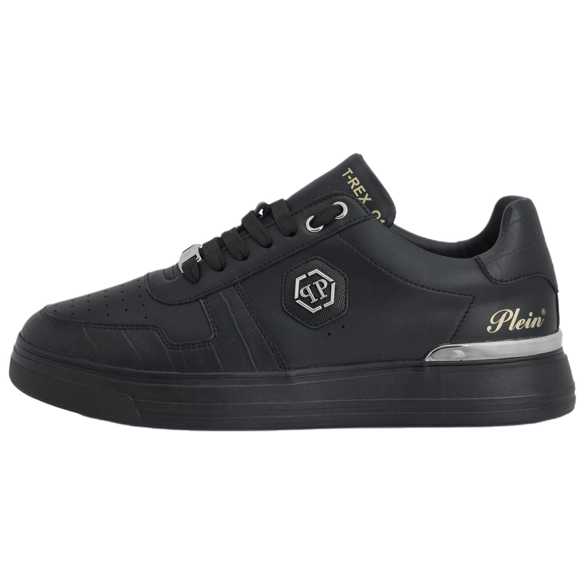 

PHILIPP PLEIN Кроссовки для скейтбординга Cow Leather Low top Unisex Black