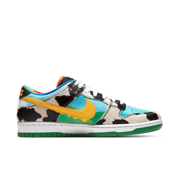 Кроссовки x ben & jerry's sb dunk low 'chunky dunky' Nike, белый — фото 2