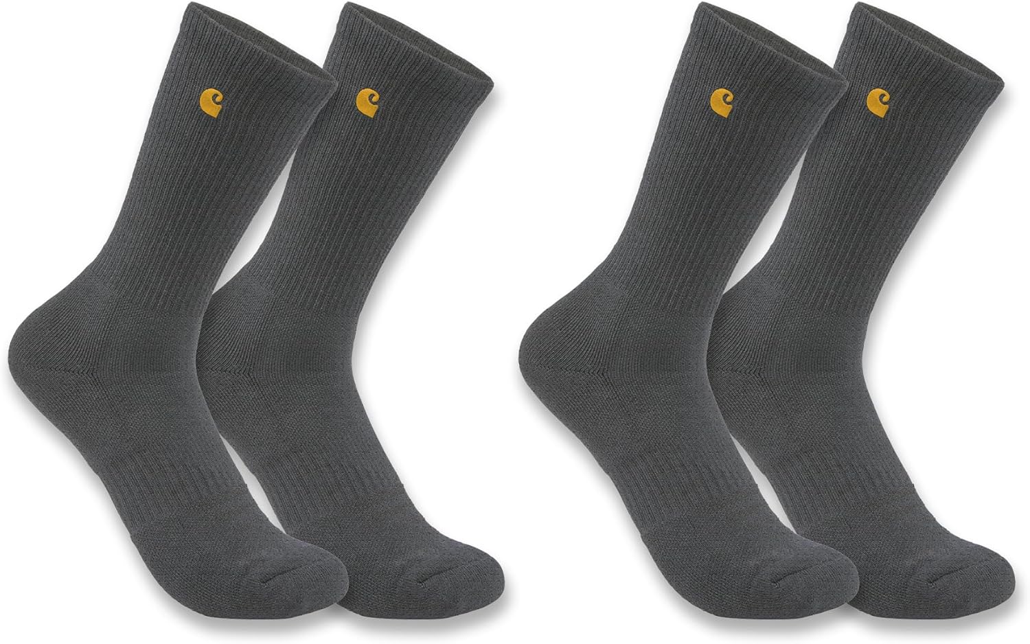 

Carhartt женские носки Midweight Crew, 2 пары, Carbon Heather