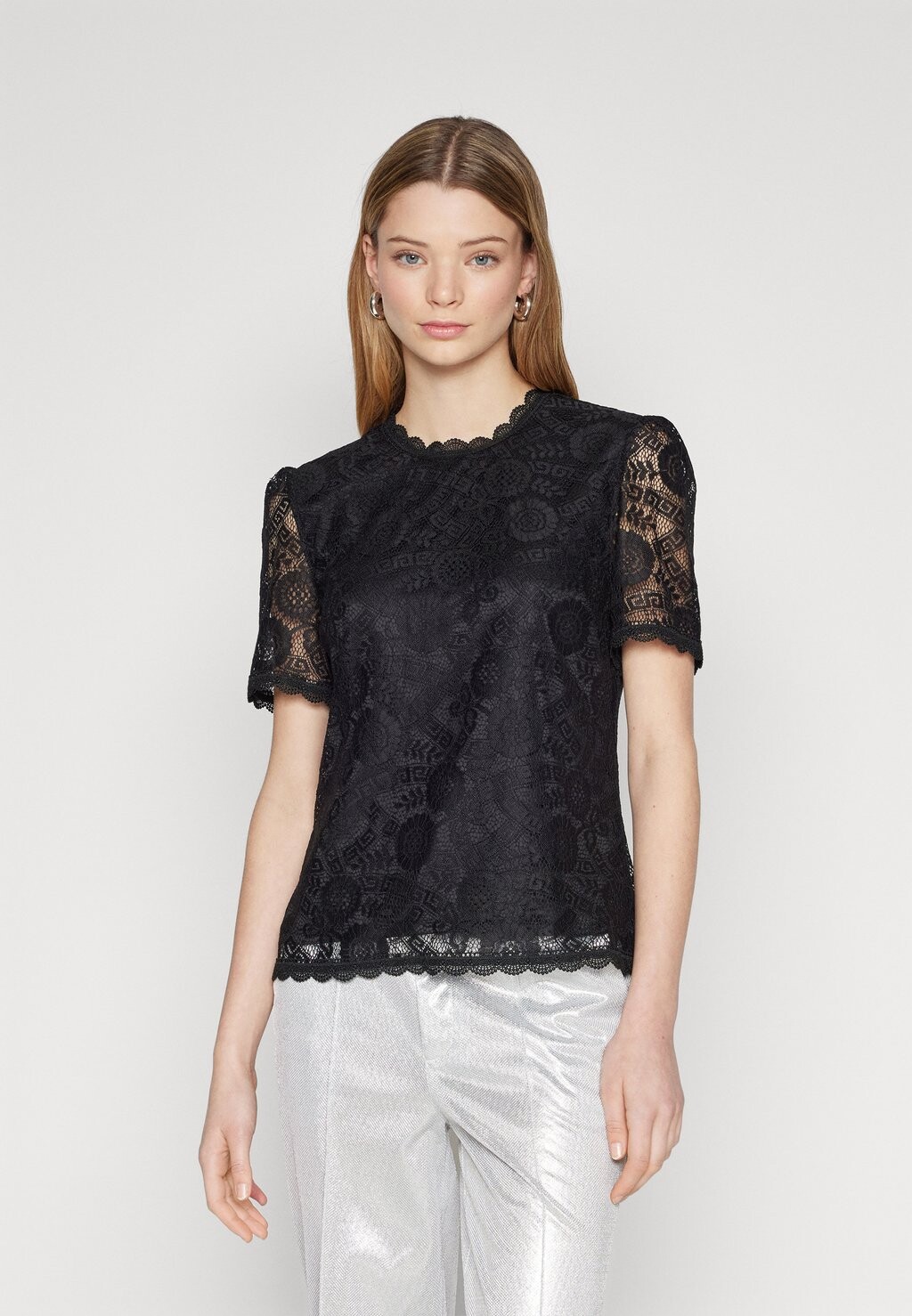 

Блузка PCOLLINE Pieces, цвет black