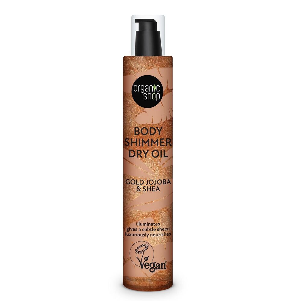 

Увлажняющий крем для тела Aceite Seco Body Shimmer Jojoba Dorada Y Karité Organic Shop, 100 мл