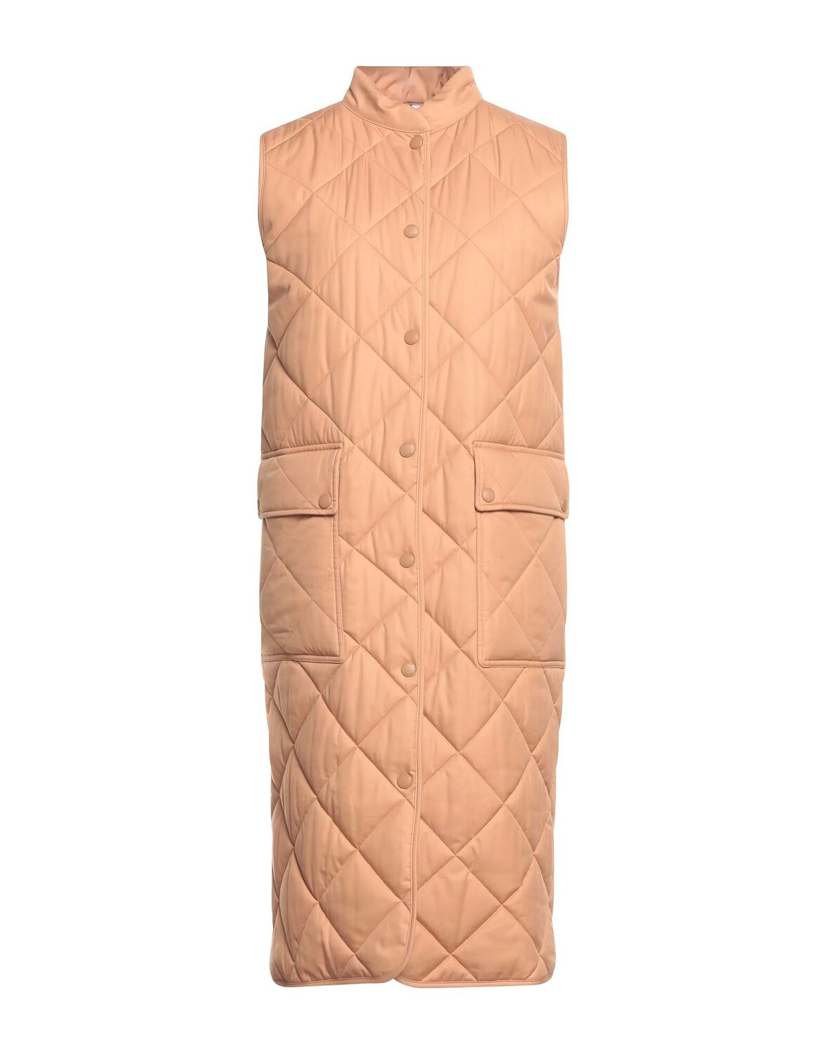 

Пуховик Burberry, коричневый