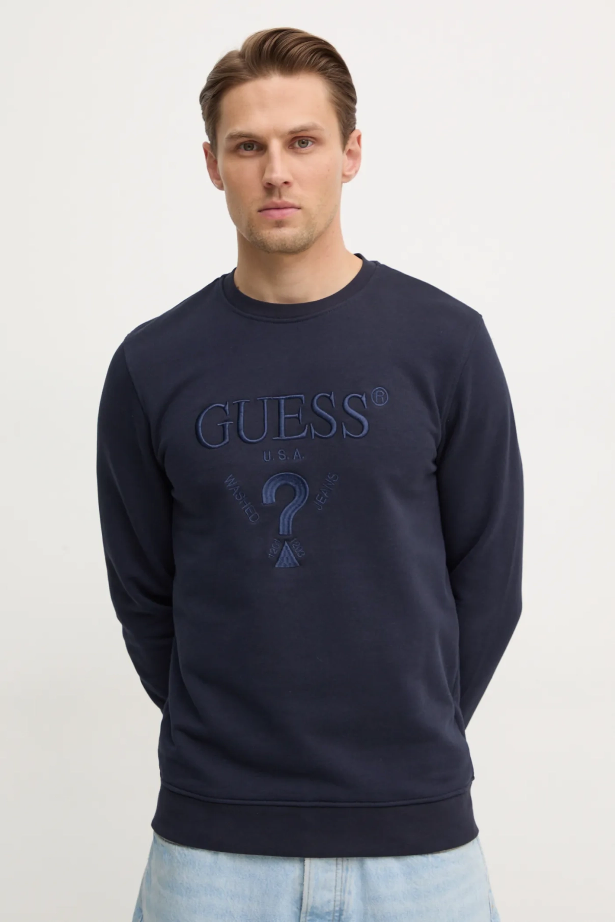 

Толстовка BEAU Guess, темно-синий
