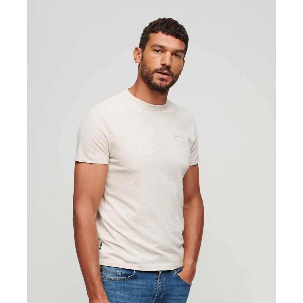 

Футболка с коротким рукавом Superdry Vintage Logo Embroidered, бежевый