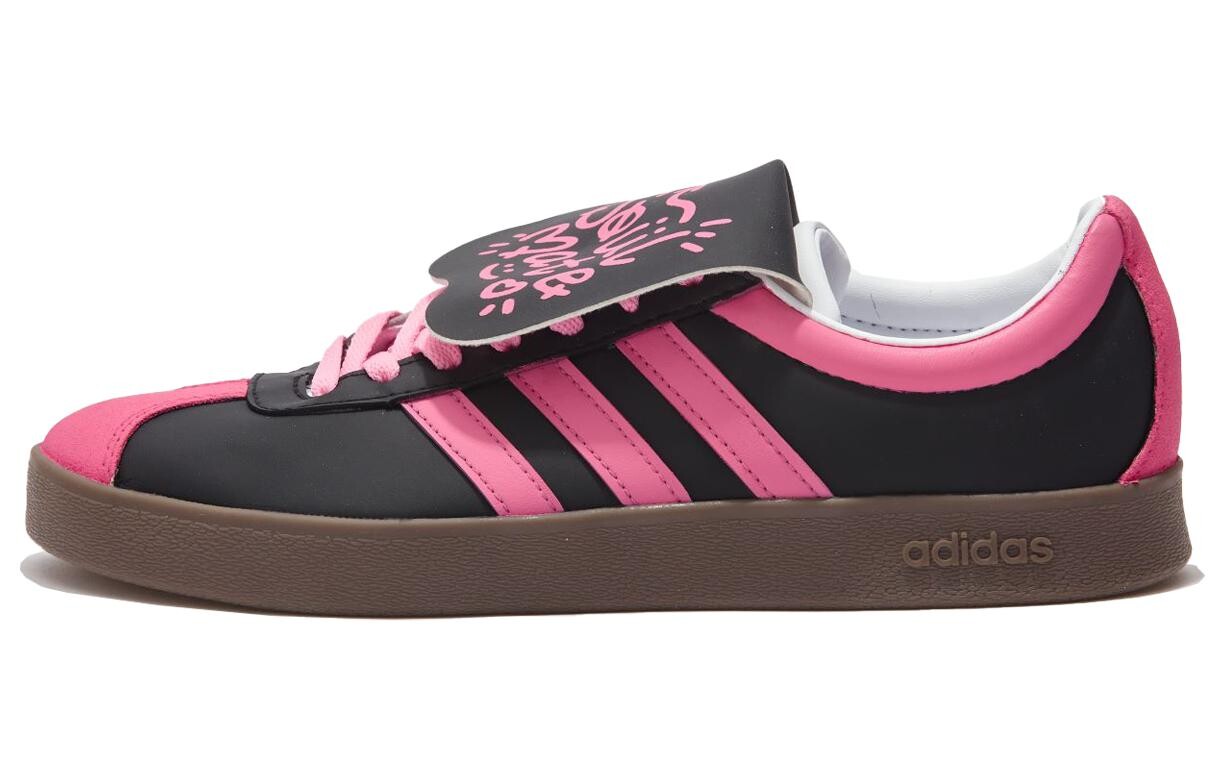 

Кроссовки adidas neo Vl Court Skateboarding Shoes Unisex Low-top Black/pink, фуксия, Розовый, Кроссовки adidas neo Vl Court Skateboarding Shoes Unisex Low-top Black/pink, фуксия