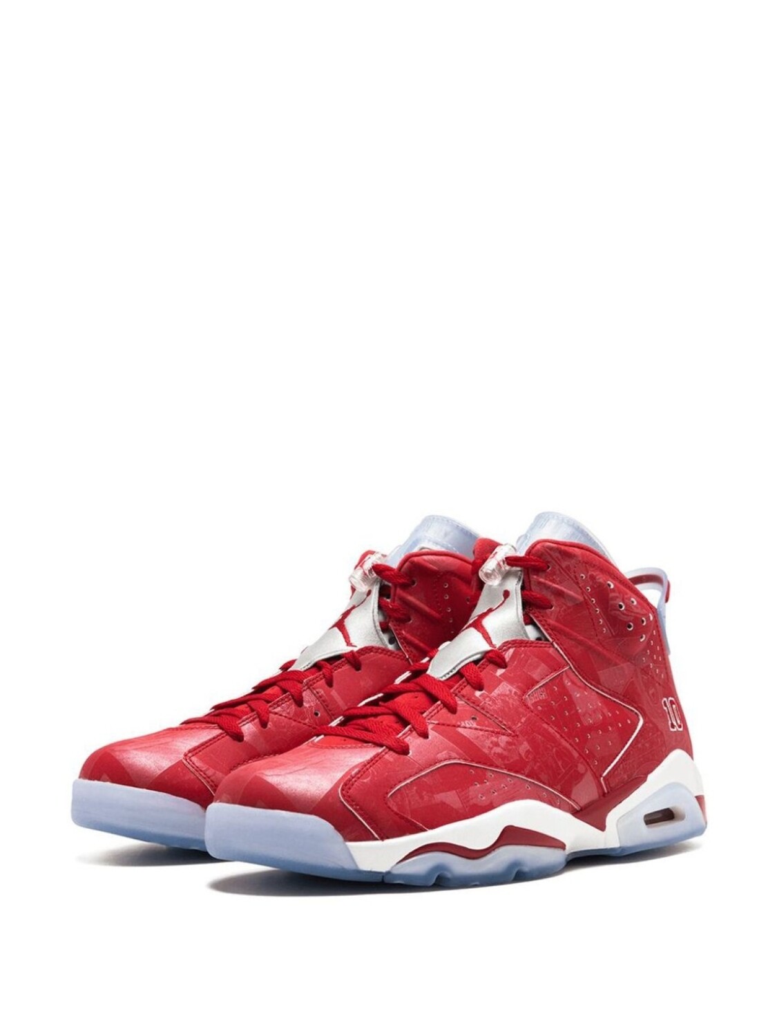 Кроссовки Air 6 Retro из коллаборации с Slam Dunk Jordan, красный — фото 2