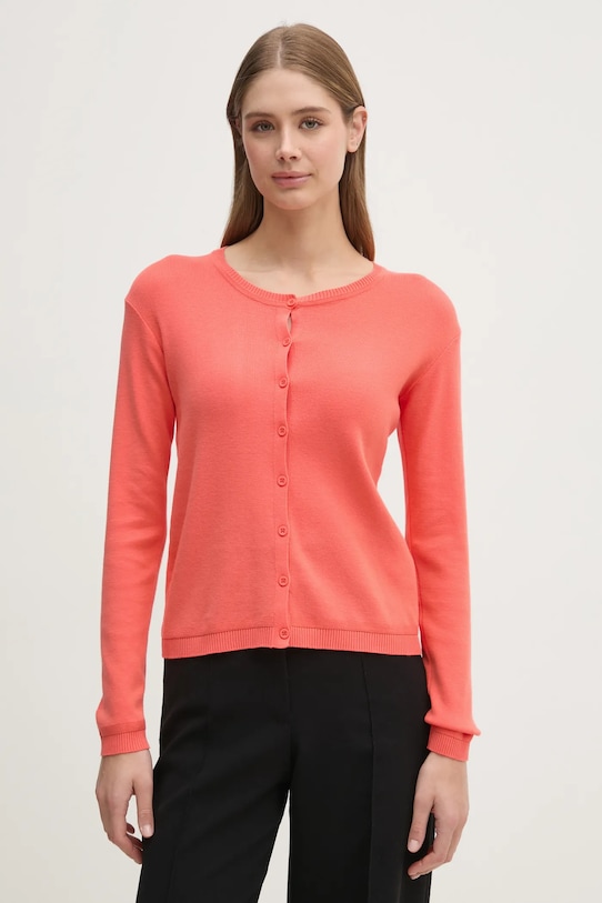

Хлопковый кардиган United Colors Of Benetton, оранжевый