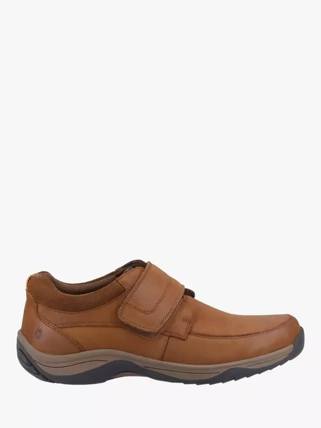 Кожаные лоферы Douglas с риптейпом Hush Puppies, Tan