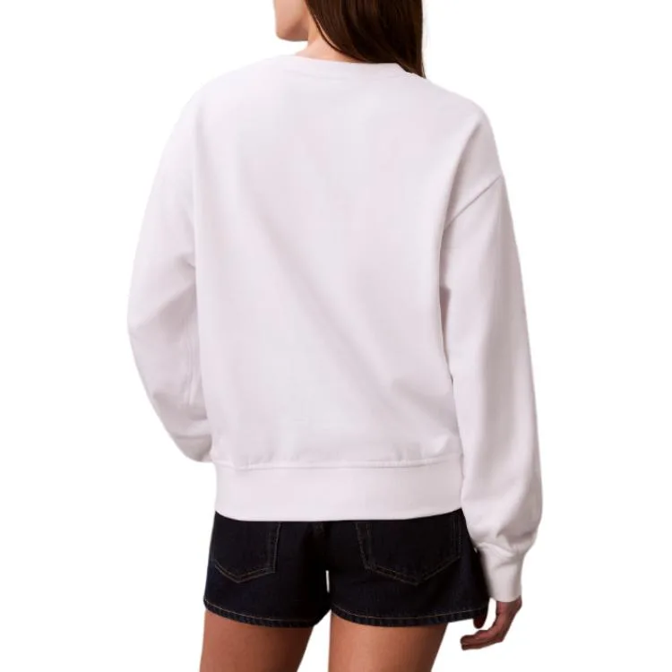 Свитшот Women's Calvin Klein, bright белый — фото 3