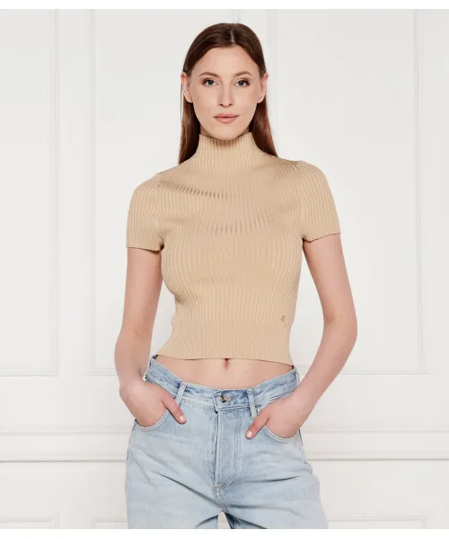 

Свитер Джайлы Cropped fit Guess Jeans, бежевый