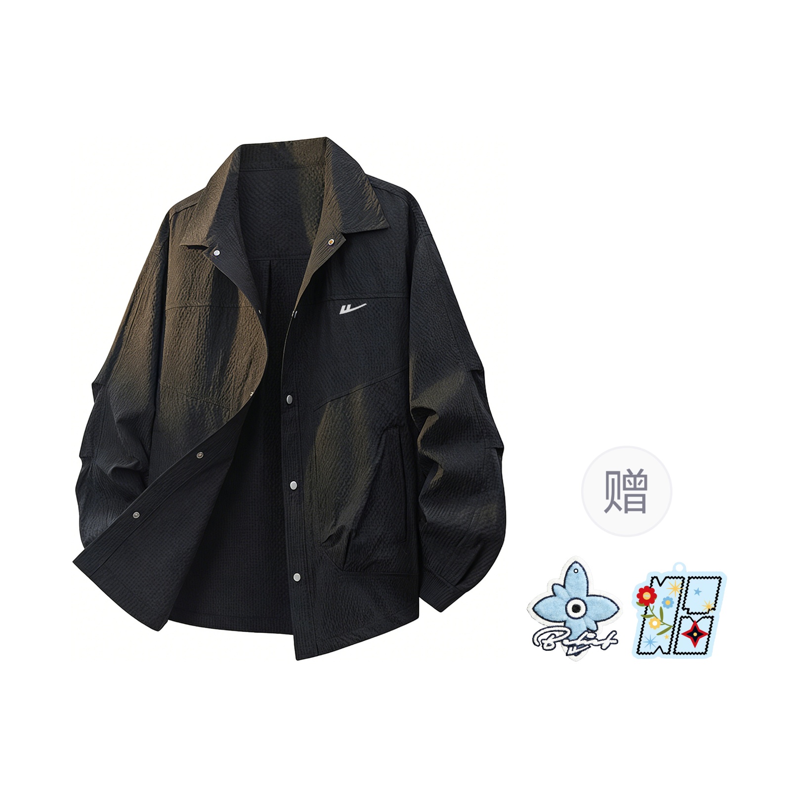 

Рубашка женская Stand Collar Moderate WARRIOR, flare night черный[free badge+scented sachet charm]