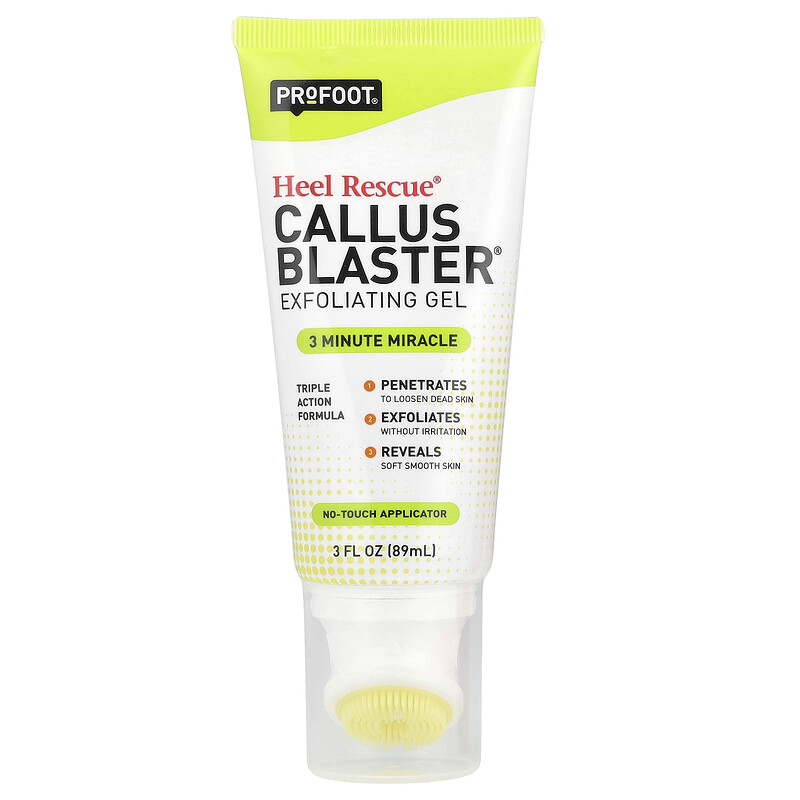

Profoot, Heel Rescue, отшелушивающий гель Callus Blaster, 89 мл (3 жидк. унц.)