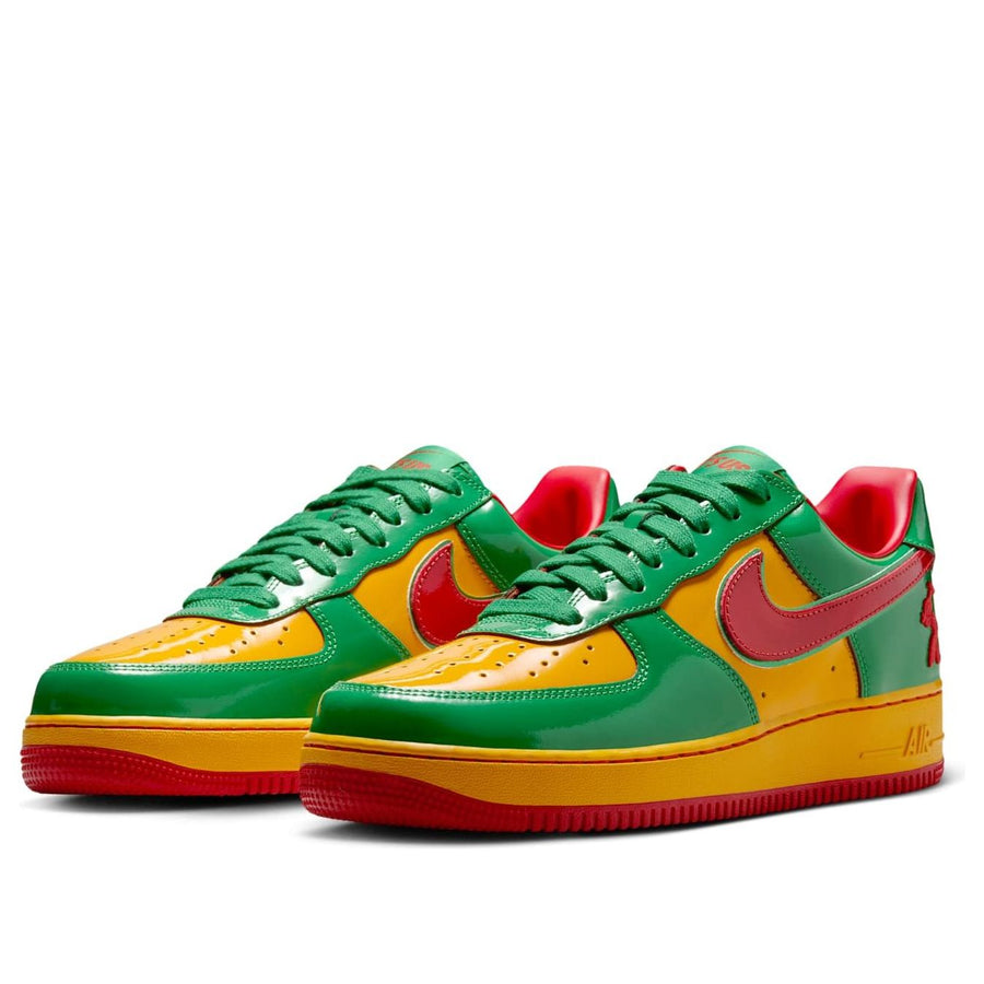 Кроссовки Nike x Lil Yachty Air Force 1 Low 'Concrete Boys Lucky Green', зеленый — фото 3