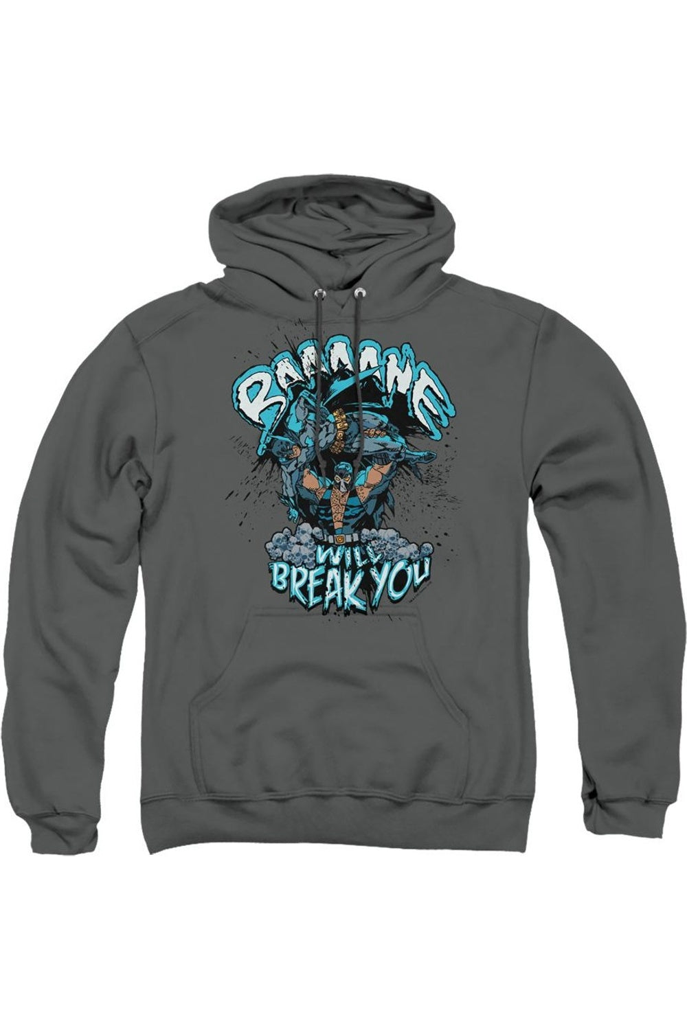 

Толстовка с капюшоном Batman Bane Will Break You для взрослых Gildan, цвет charcoal