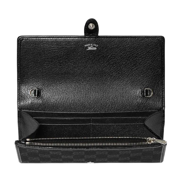 GUCCI Кошелек Jackie 1961 GG Canvas Women's Black — фото 4