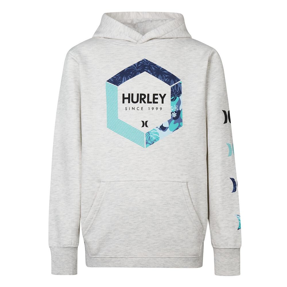 

Пуловер с капюшоном и логотипом Hurley для мальчиков 8–20 лет, белый