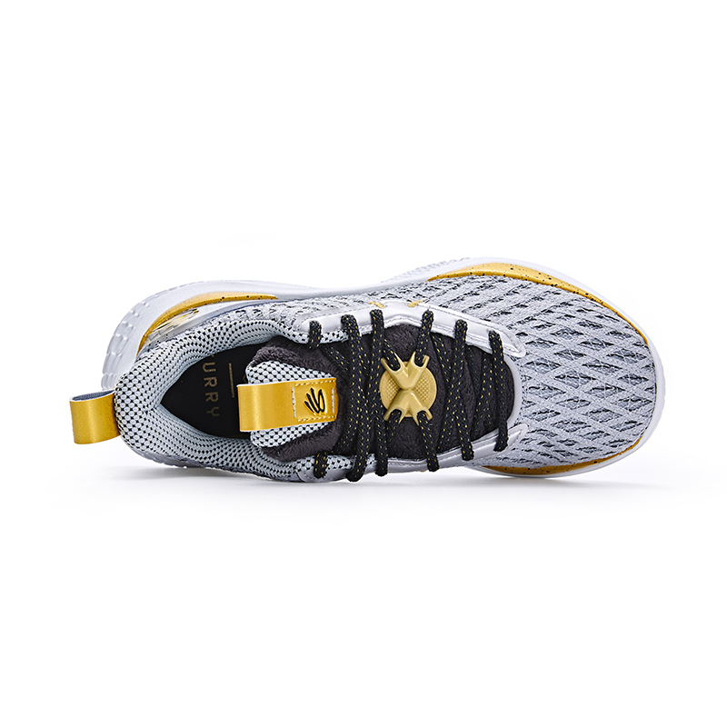 Кроссовки баскетбольные детские Curry 10 Kids' Under Armour серые — фото 2