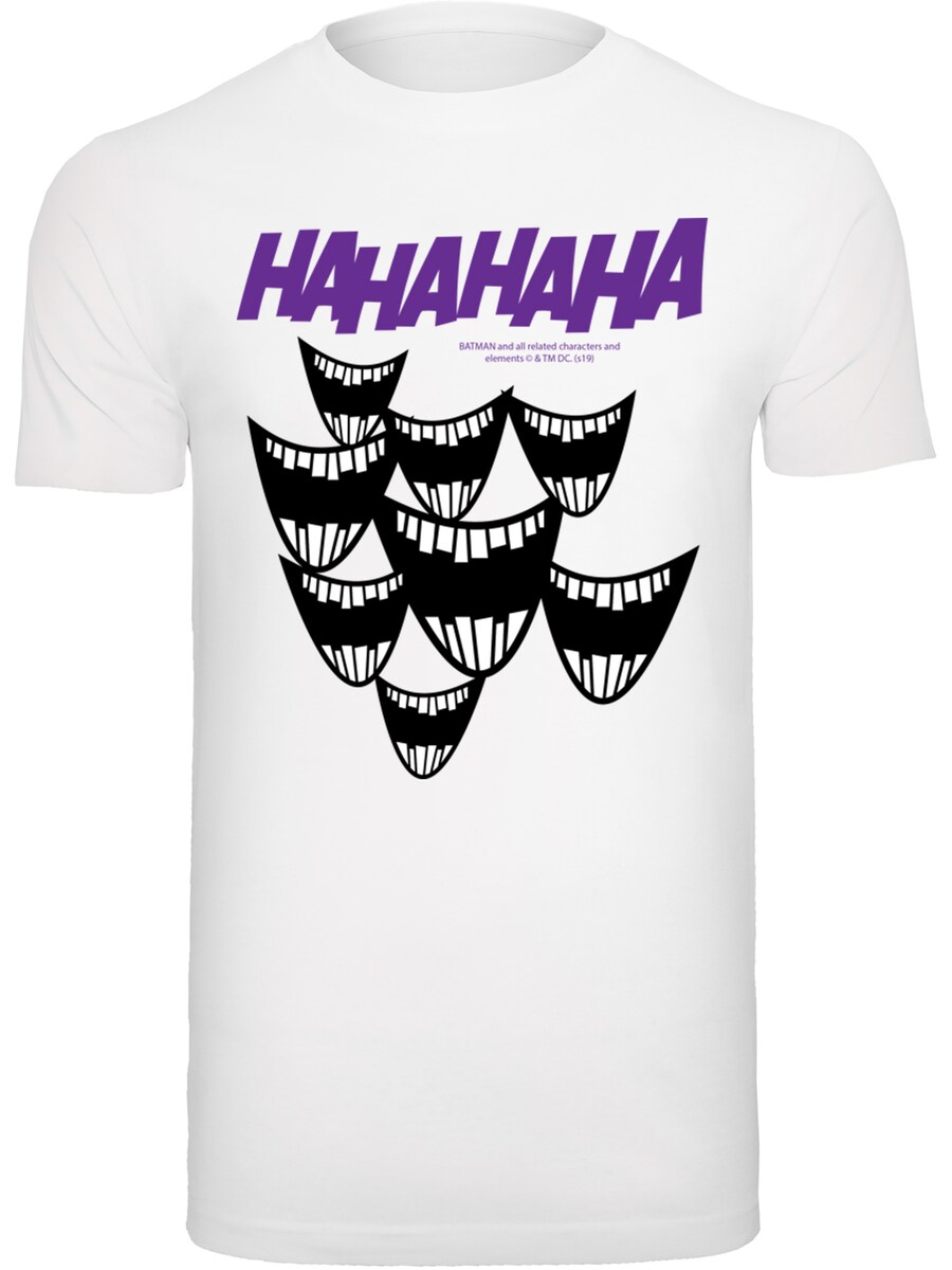 

Классическая футболка F4NT4STIC Shirt DC Comis Superhelden Batman Joker Smile, белый