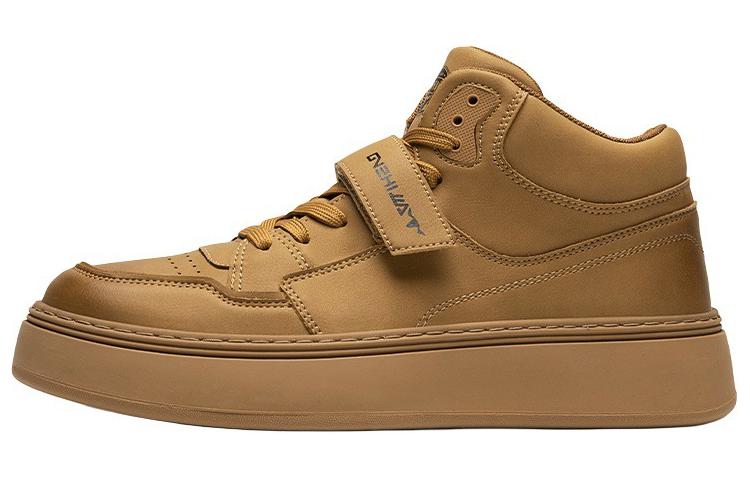 

Мужские скейтбордистские кроссовки средней высоты G.N.Shijia, желтый (padded)