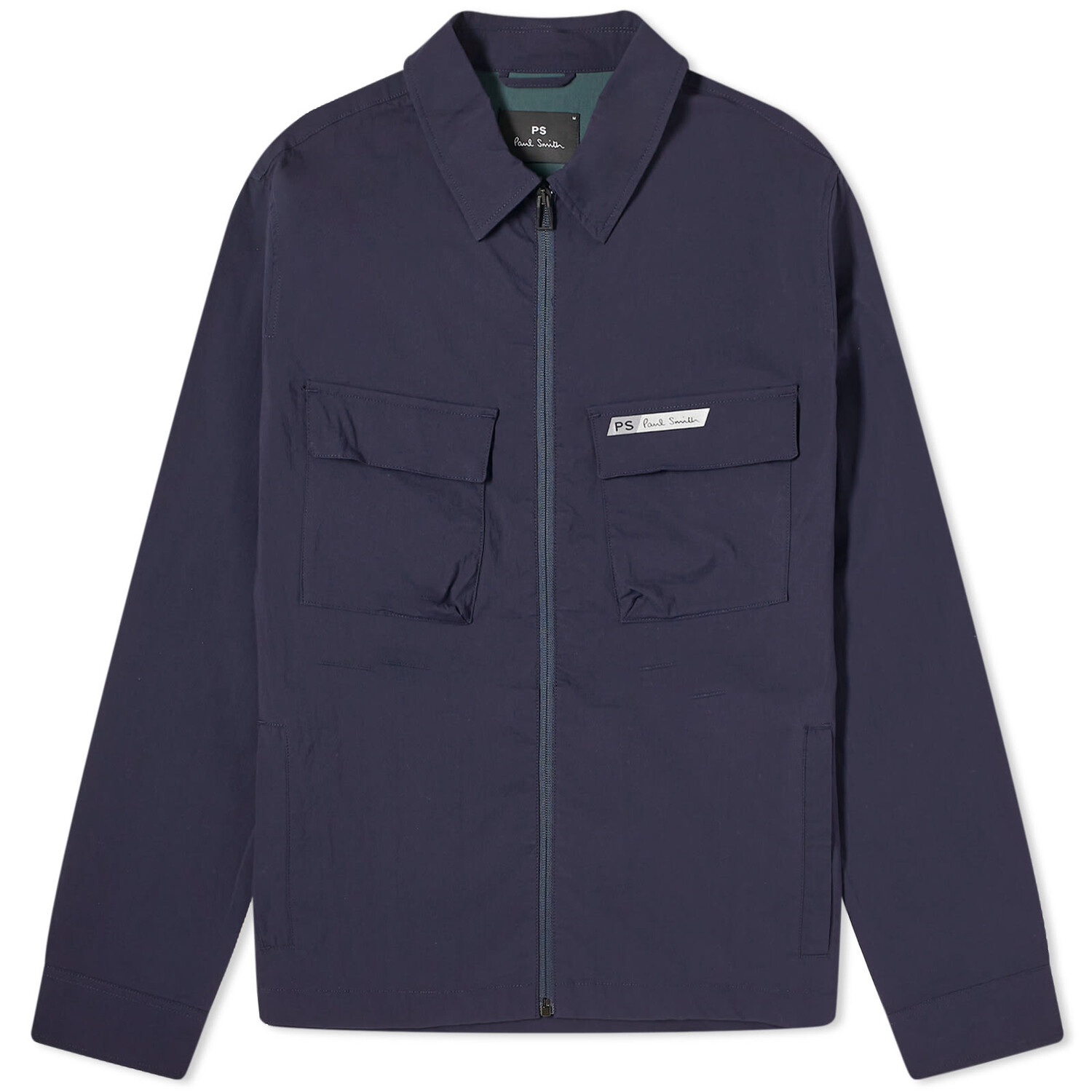 

Куртка Paul Smith Zip Overshirt, синий