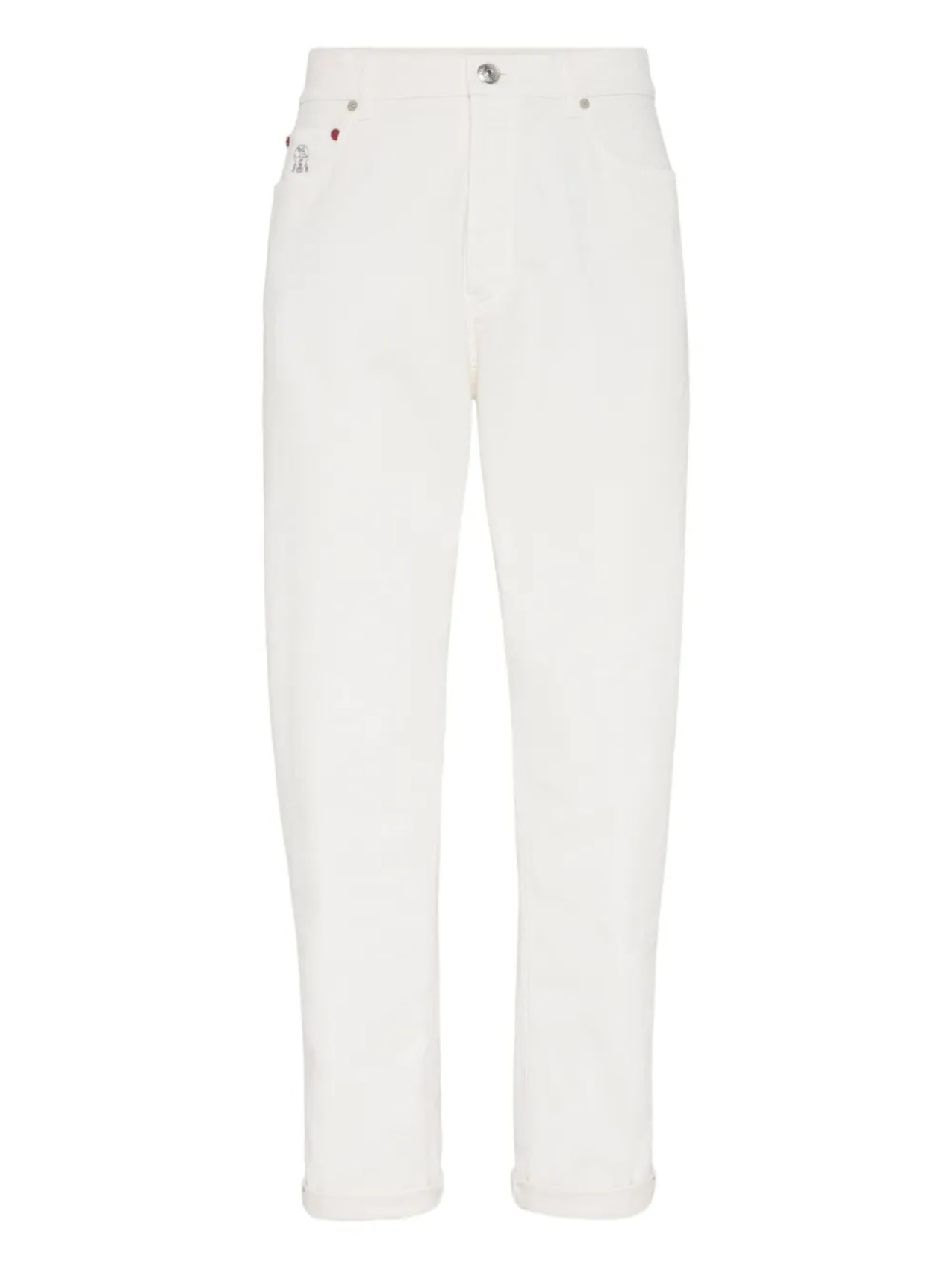 

Brunello Cucinelli хлопковые джинсы, белый