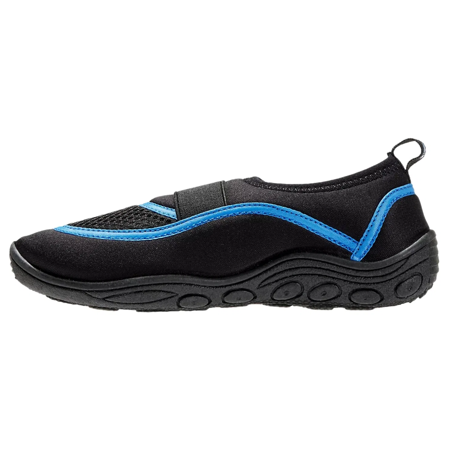 Grade-School O'rageous Drainage Aquasock Water Shoes Black/Blue 170328 — фото 2