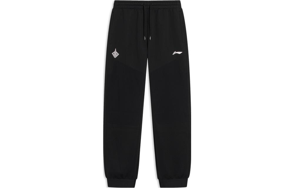 

Спортивная баскетбольная коллекция трикотажные спортивные штаны мужские черные Lining, черный