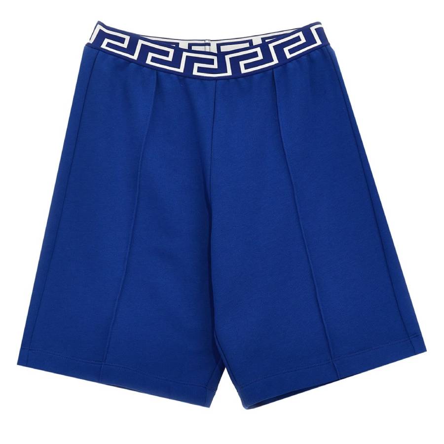 

Молодые Versace Boys Шорты с поясом Greca Medusa Young Versace, синий