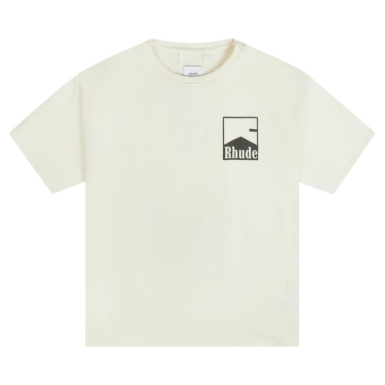 

Футболка Rhude Chevron Tee 'Vintage White', белый