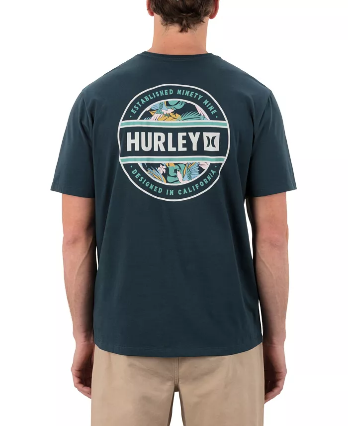 

Мужская футболка Filler с коротким рукавом Hurley, синий