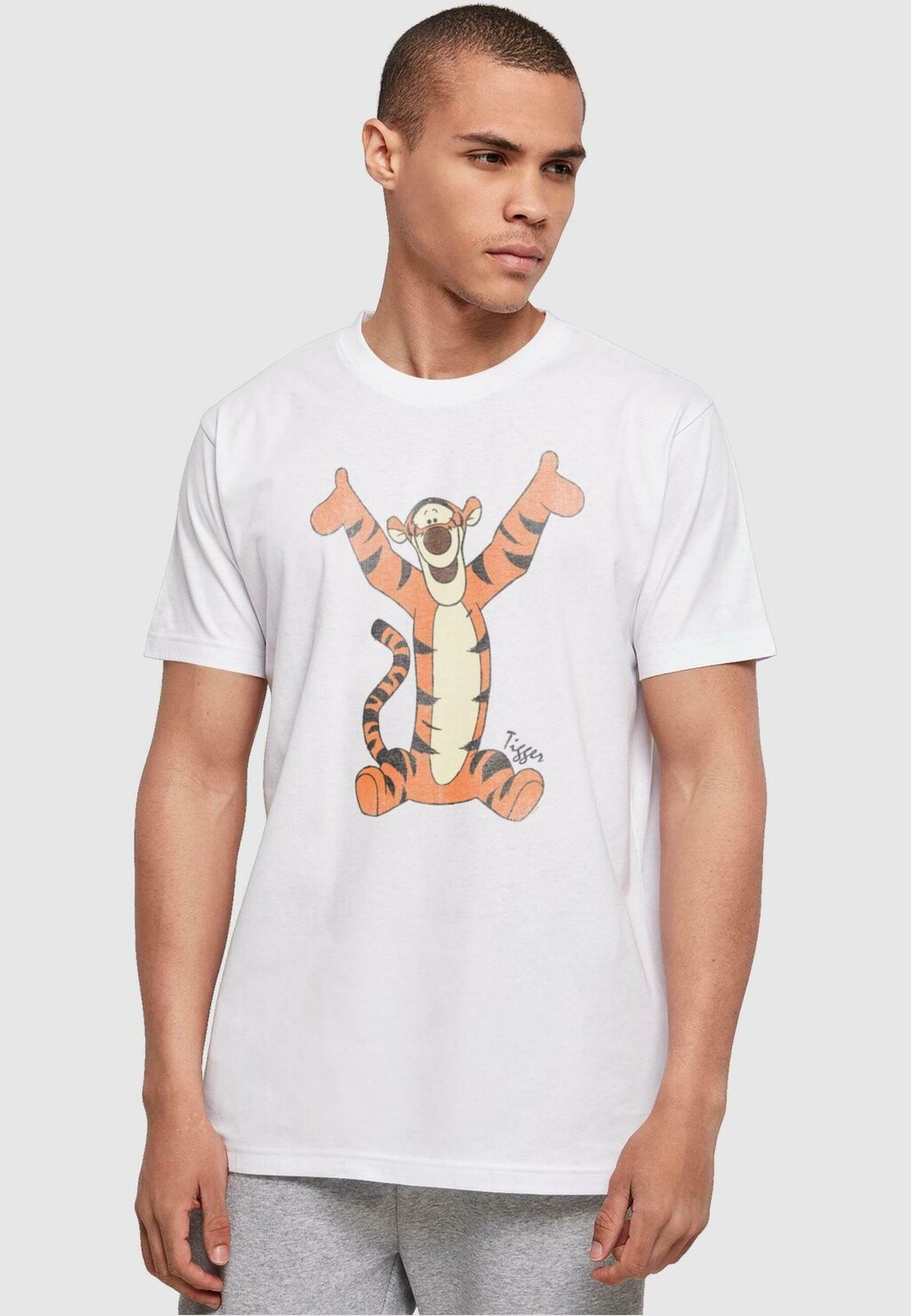 

Футболка с принтом WINNIE THE POOH TIGGER CLASSIC ABSOLUTE CULT, белый