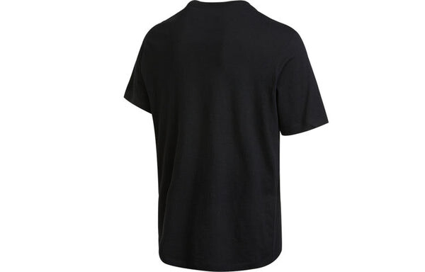 Футболка Nike Sportswear Alphabet Flowers Printing Round Neck Casual Short Sleeve Black, мультиколор — фото 2