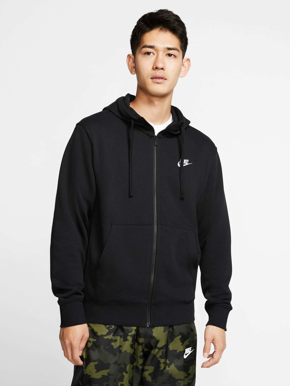 

Толстовка Nike M CLUB HOODIE FZ FT, черный