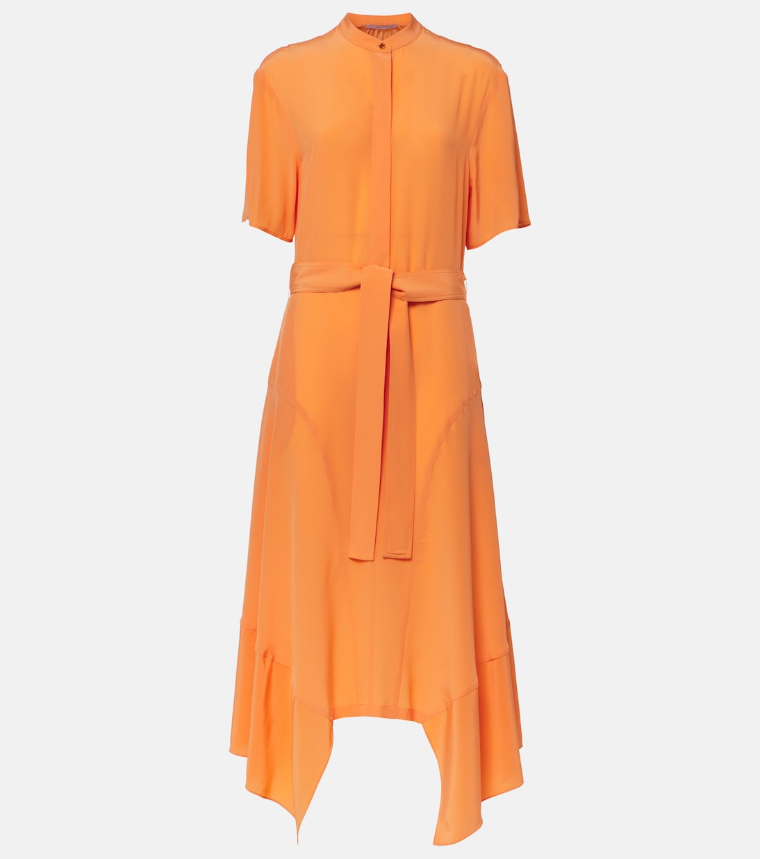 

Легендарное платье миди из шелкового крепдешина Stella McCartney, Cantaloupe