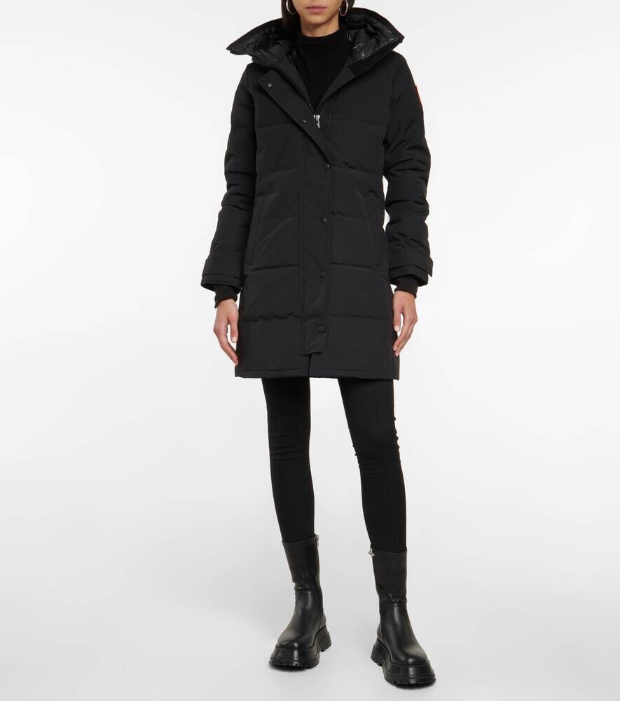 Пуховая парка Shelburne из смесового хлопка CANADA GOOSE, черный — фото 2