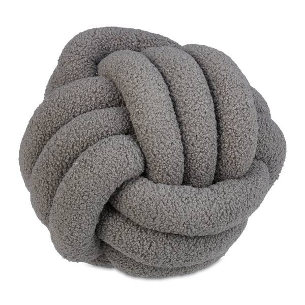 

Узелковая подушка Relaxdays, 25x25x25 см, антрацитовый