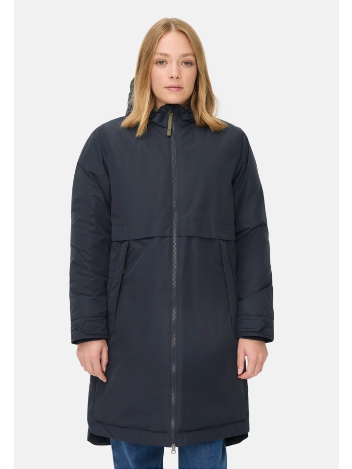 

Camel Active Зимняя парка с капюшоном темно-синего цвета