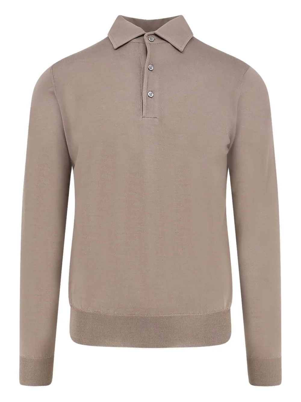 

Поло на пуговицах Filippo De Laurentiis, бежевый