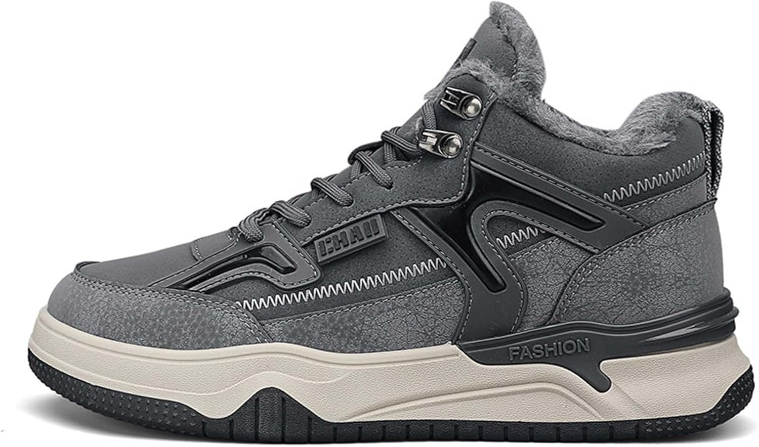 

Мужские зимние хлопковые снегоступы, теплые с плюшем, повседневные хлопковые туфли, модные мужские хлопковые ботинки, легкие походные ботинки на открытом воздухе, черные Wurmiuhd