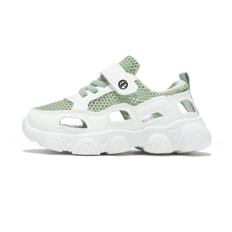 

Нескользящие, дышащие, быстросохнущие низкие повседневные кроссовки для детей Yi Jiabao, зеленый