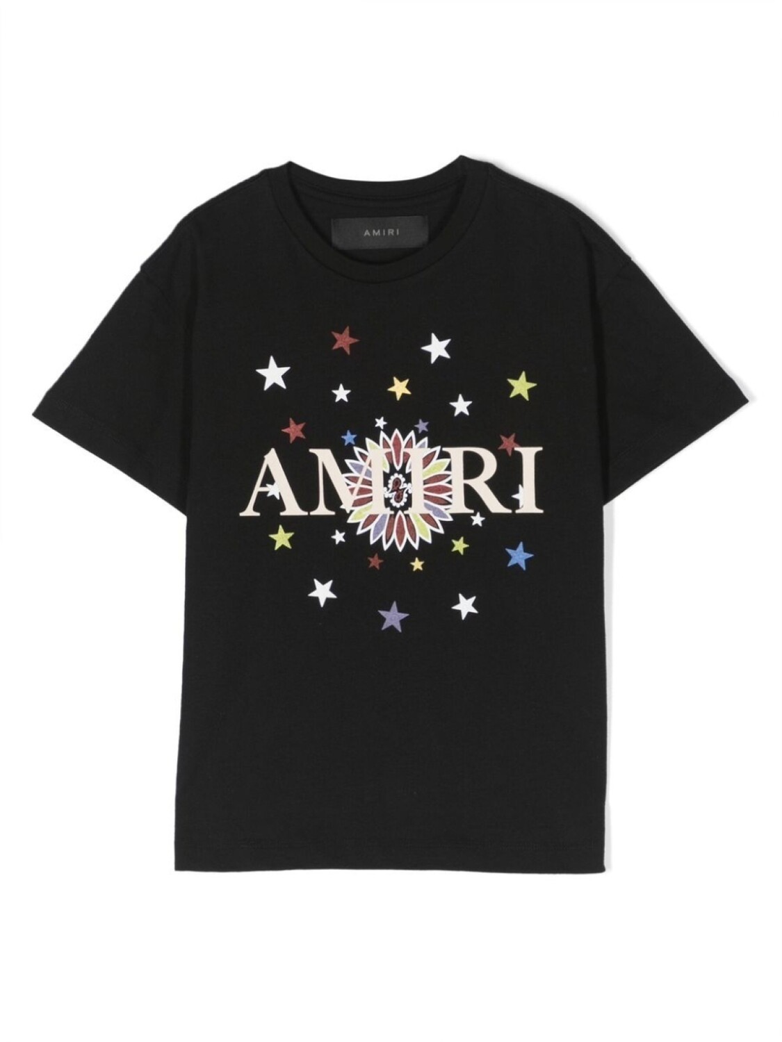 

AMIRI KIDS футболка с логотипом, черный